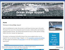Tablet Screenshot of oceanridgeairport.org